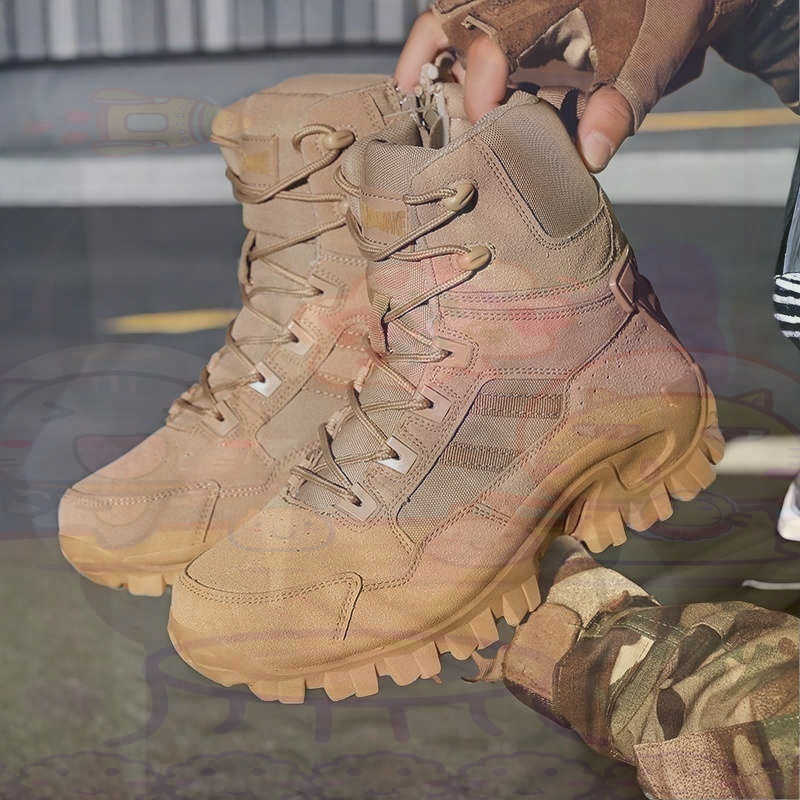 Streetwear Brand Ideas - Tan Long Barrel Deadlift Casual Sneakers