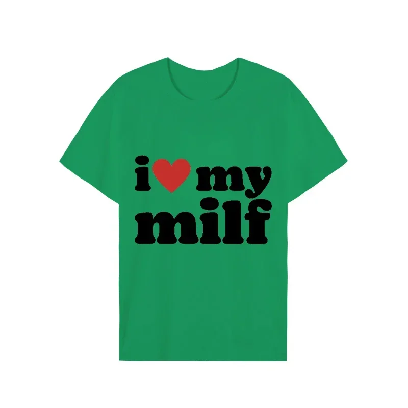 I Love My Milf Print Men Brand - Streetwear Brand Aesthetic 评论和价格