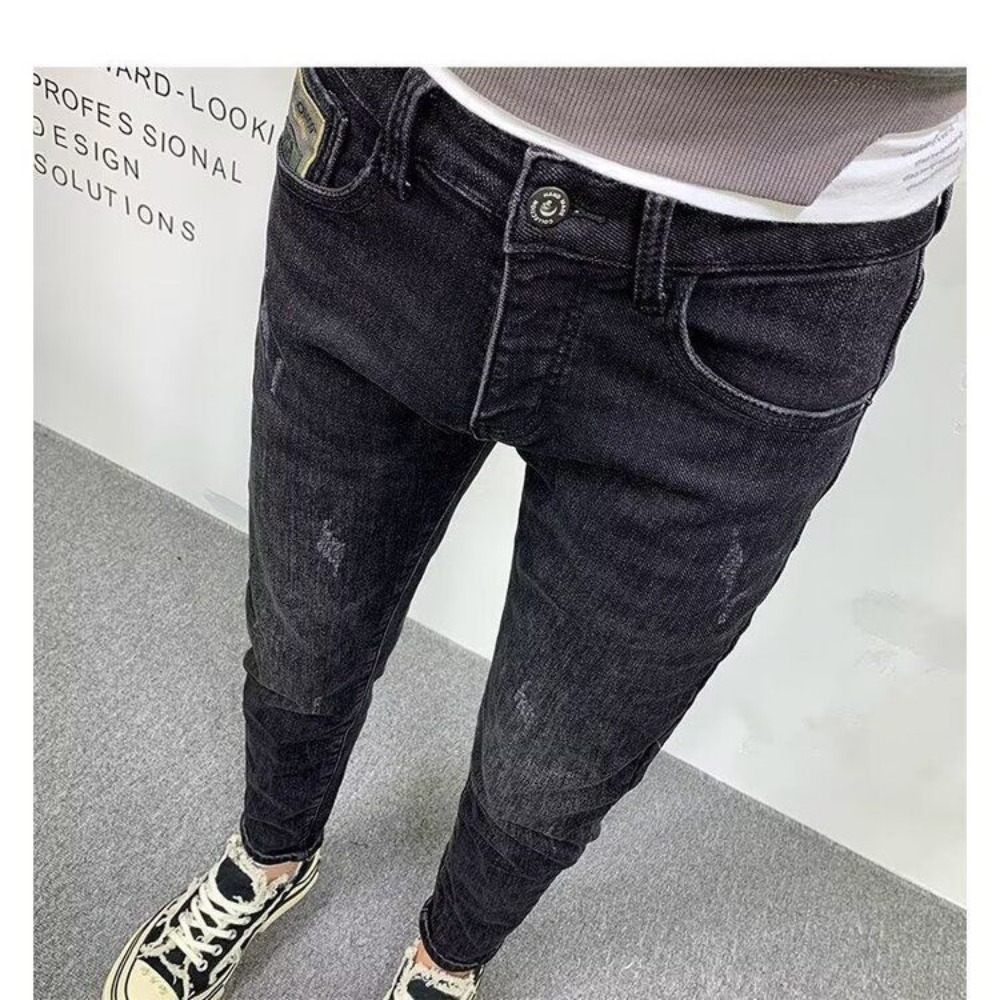 New Fashion Spring Autumn Men' - Streetwear Brand Jeans 评论和价格