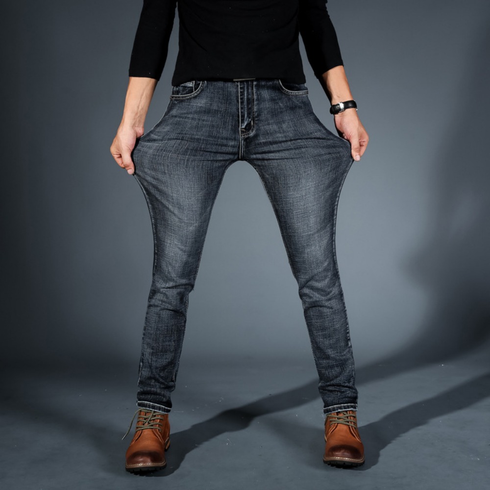 Fashion Minimalist Stretch Jea - Streetwear Brand Jeans 评论和价格