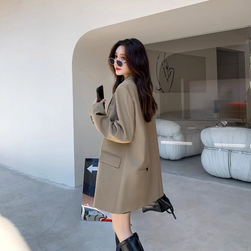 Brand Black Blazer Women Jacke - Streetwear Clothing Brand 评论和价格