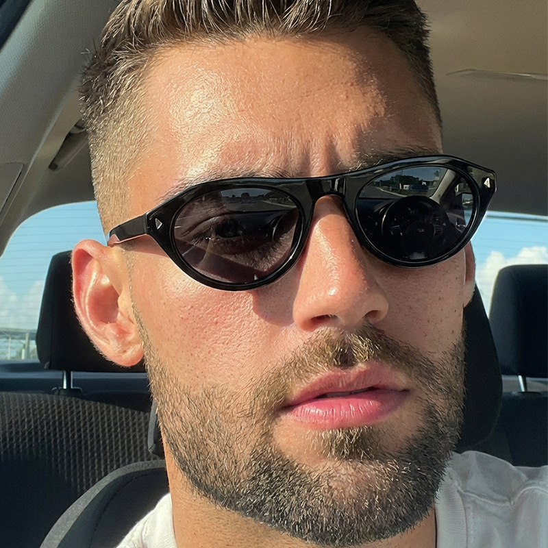 Fashion Cat Eye Sunglasses Wom - Streetwear Brand With Eye 评论和价格