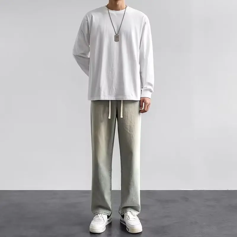 Korean Style Streetwear New Fa - Streetwear Brand Jeans 评论和价格