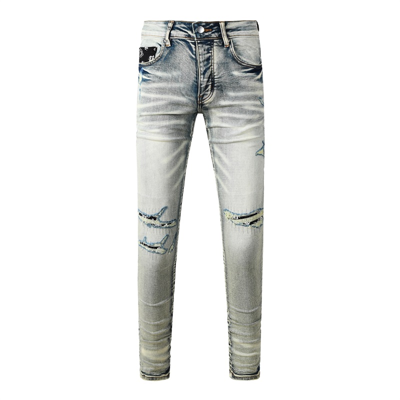 Fashion Americans Brands Men's - Streetwear Brand Jeans 评论和价格